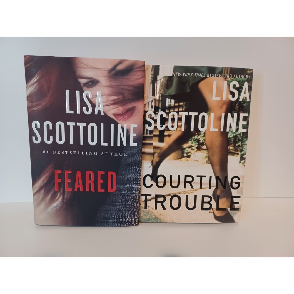 LOT of 2 Lisa Scottoline Hardcovers Fictional Drama‎
